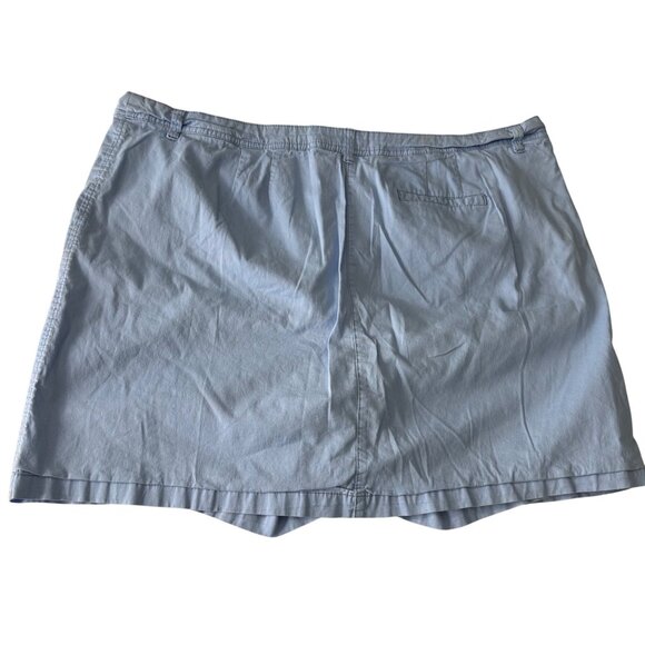 Karen Scott Womens Blue Skort 20W - Picture 2 of 11